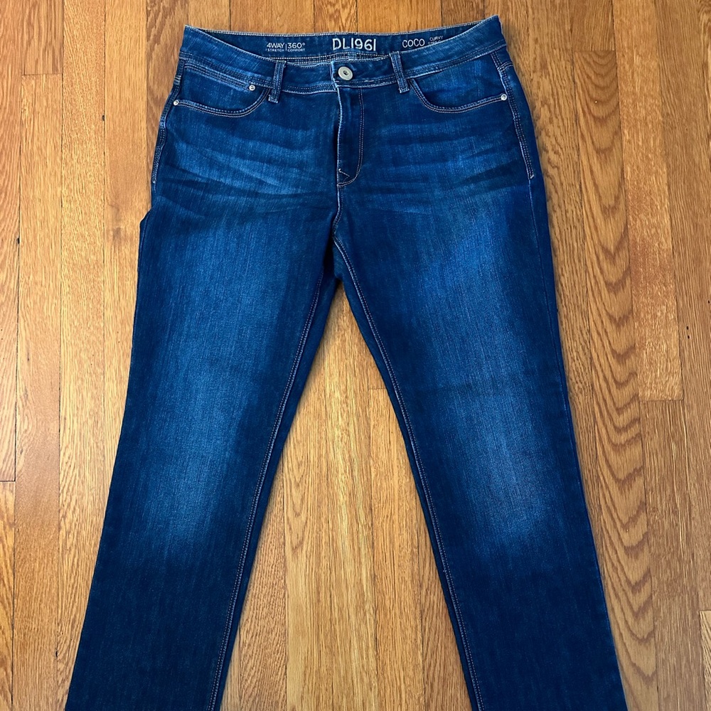 DL1961 Coco Curvy Straight Jeans in Indigo